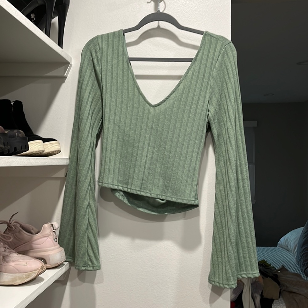 Never worn green long sleeve w